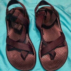 Chaco GUC Sz 5 Women’s Sandal All Terrain Hiking Sandals Black Strap